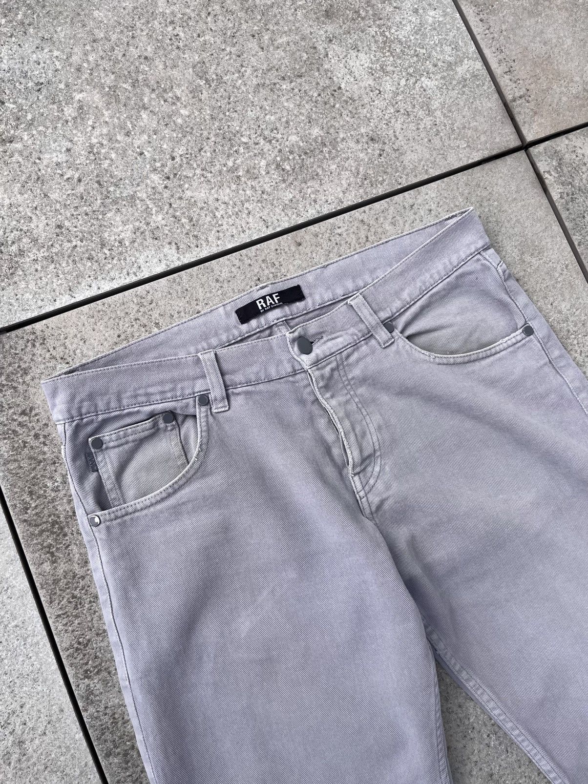 Raf Simons Archive Raf by Raf Simons late 00s straight denim jeans: Size US 33 - 3 Thumbnail