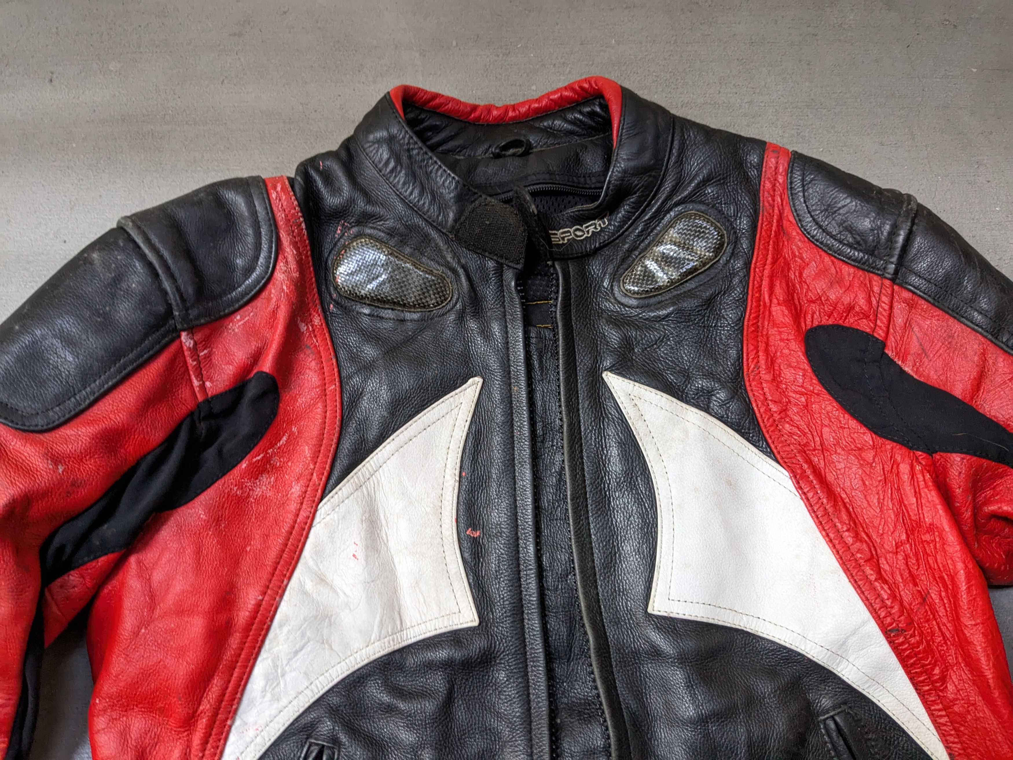 Vintage Vintage Motorcycle Leather Biker Jacket Red Black White Y2K Size US M / EU 48-50 / 2 - 2 Thumbnail