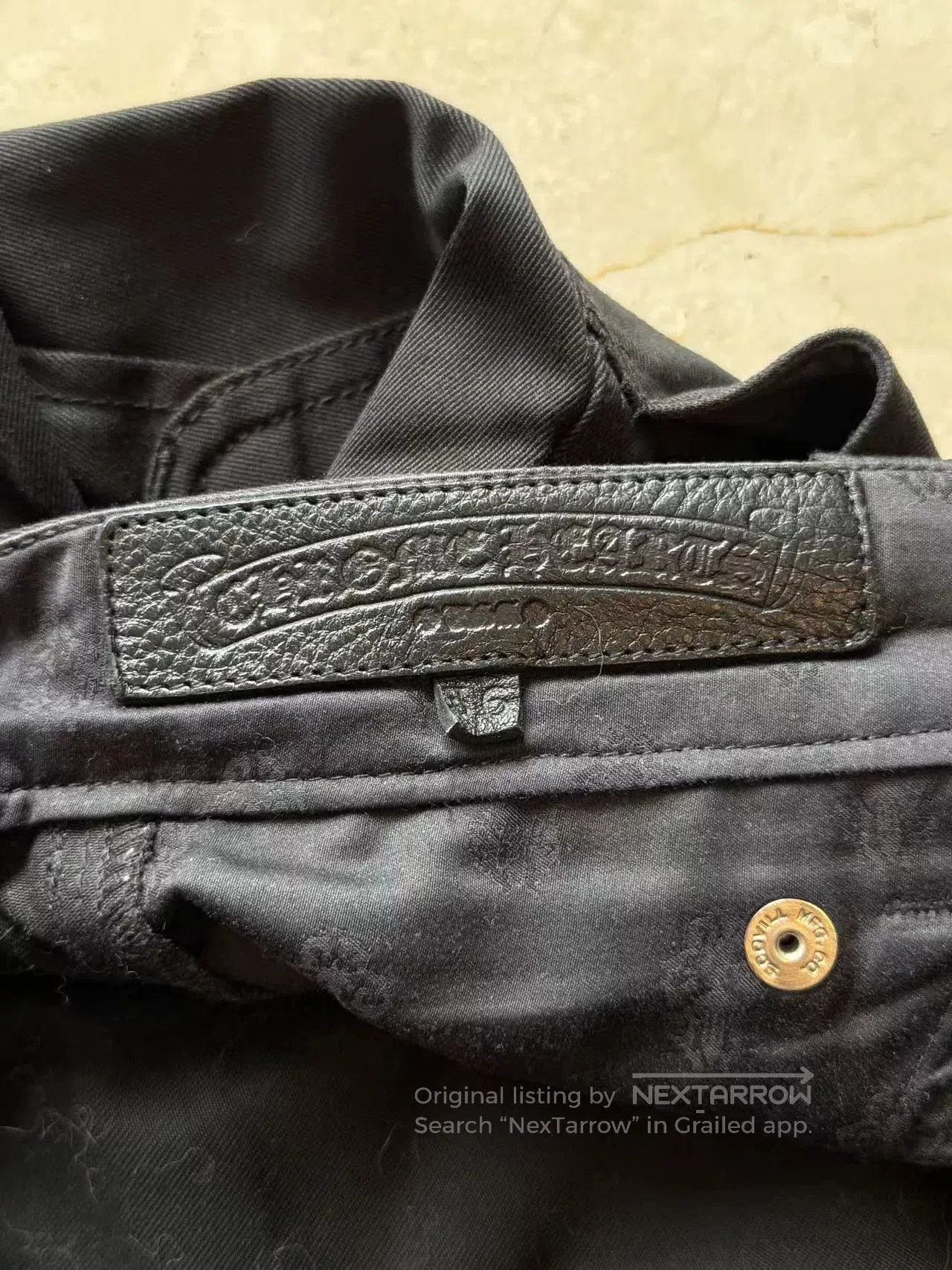 Chrome Hearts Chrome Hearts Black Cargo Shorts with Studs. Size US 36 / EU 52 - 3 Thumbnail
