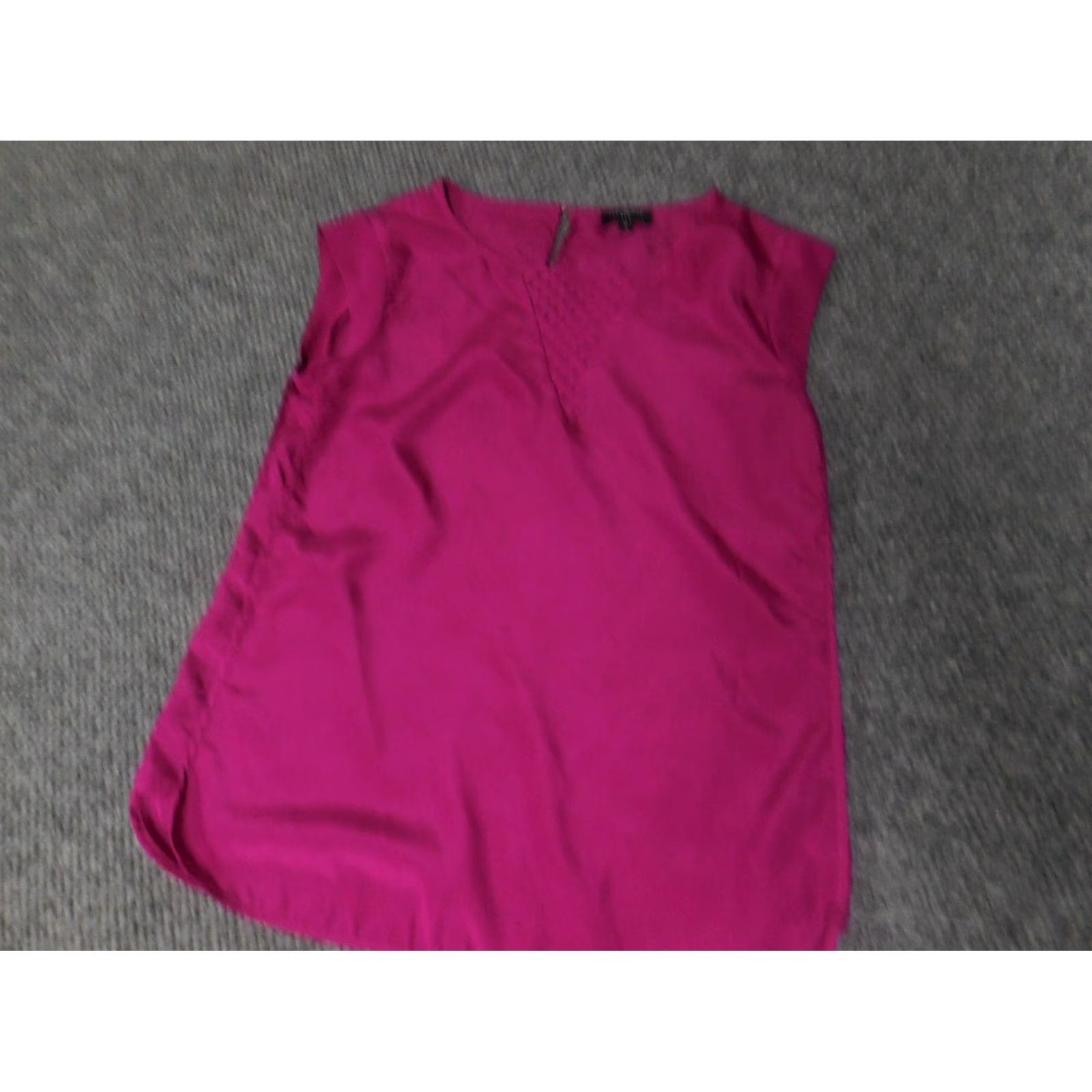 Vintage The Limited Blouse Sleeveless Purple Regular Small Womens Stretch Knit Pocket Casual Modern 90s? Size S / US 4 / IT 40 - 3 Thumbnail