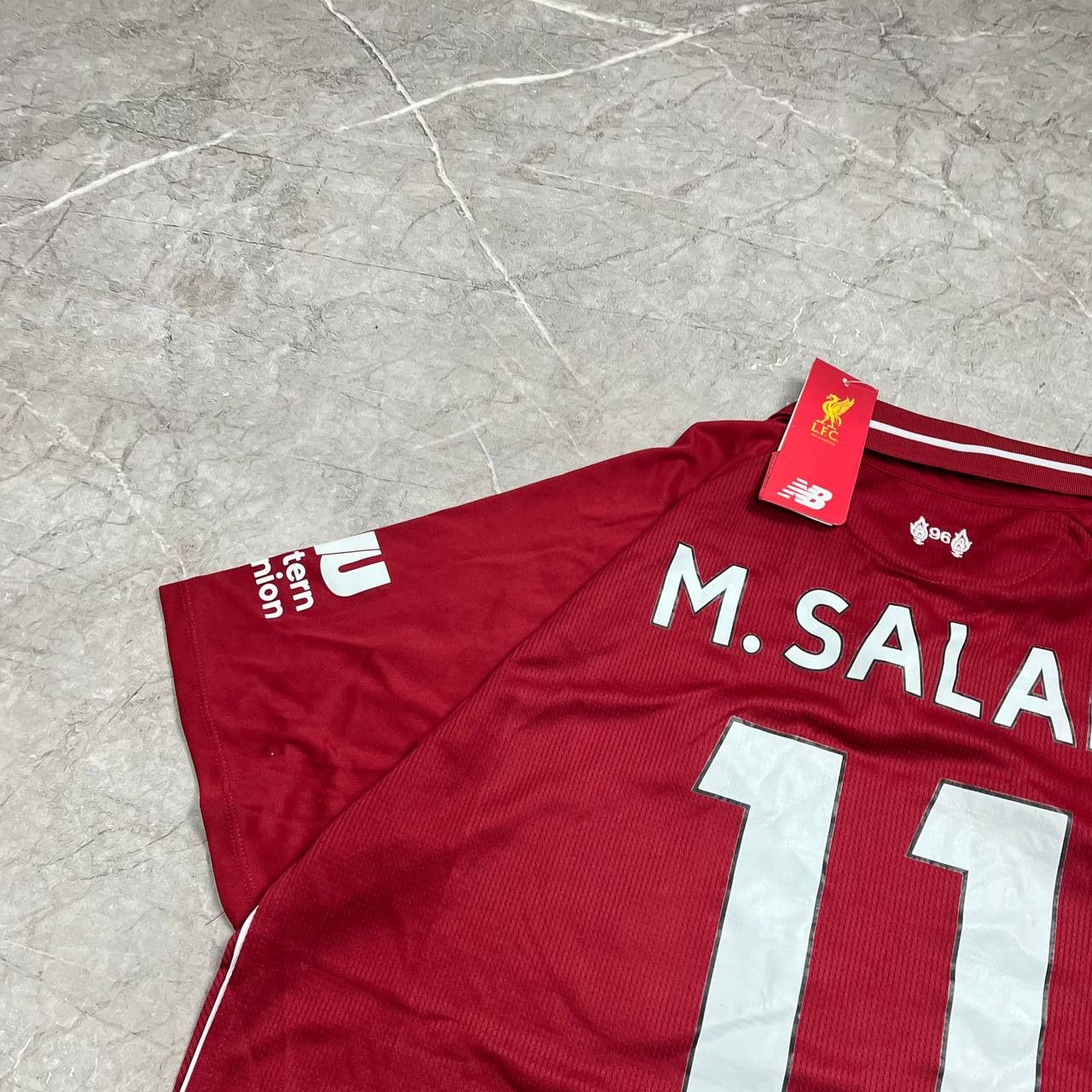 New Balance NWT New Balance Liverpool Jersey 2018/2019 #11 M.SALAH Size US L / EU 52-54 / 3 - 5 Thumbnail