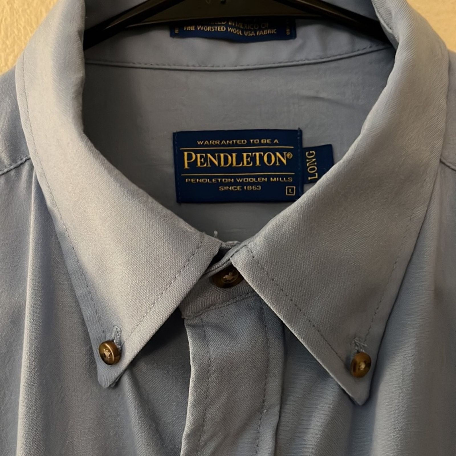 Pendleton Pendleton Woolen Mills Long Sleeve Button-Up Shirt L Long Size US L / EU 52-54 / 3 - 6 Thumbnail