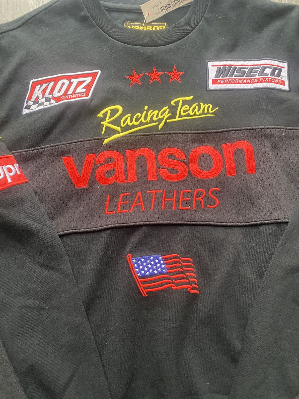 Supreme Supreme Vanson Leather L/S Top Medium Size US M / EU 48-50 / 2 - 3 Thumbnail