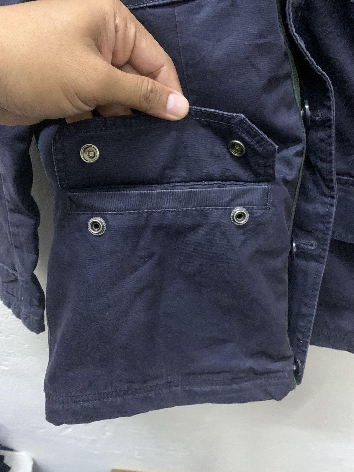 Japanese Brand × Napapijri Napapijri Sun Faded Multipocket Distressed Hooded Jacket Size US M / EU 48-50 / 2 - 19 Thumbnail