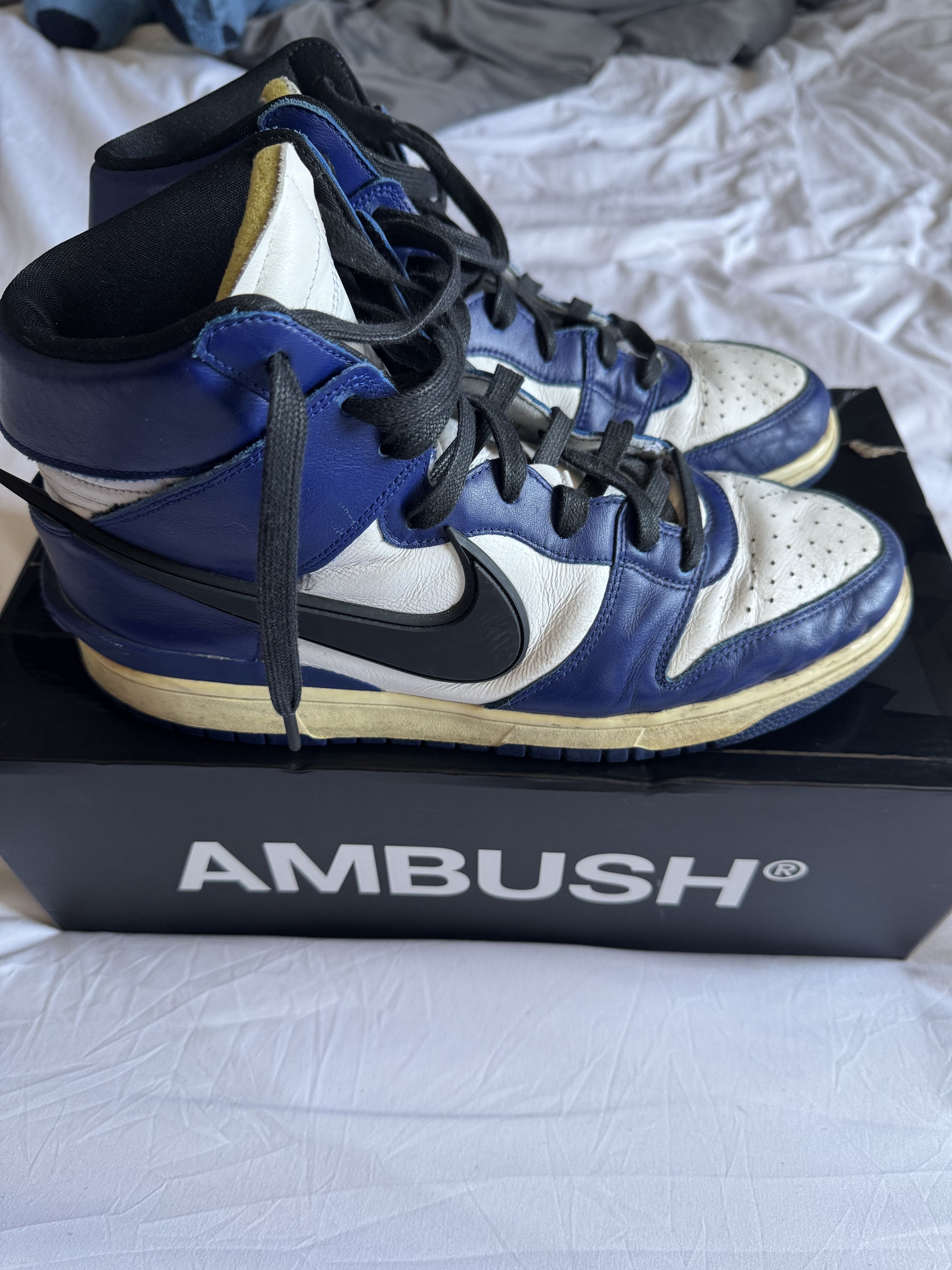 Ambush Design × Nike Nike x Ambsh Dunk Royal Blue Size US 12 / EU 45 - 7 Thumbnail