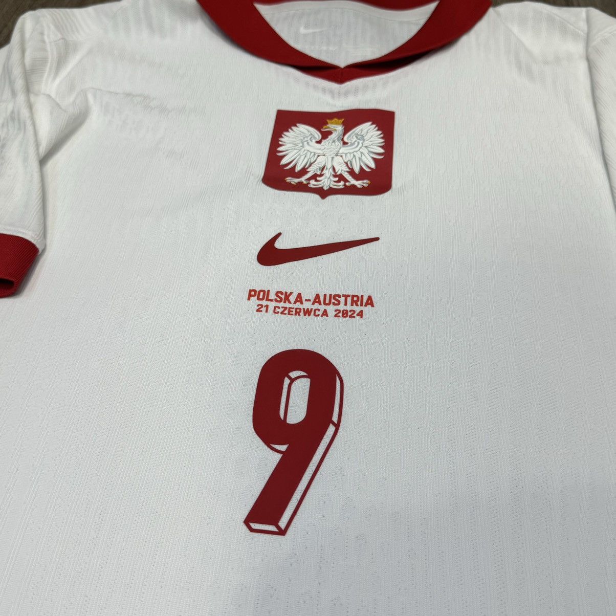 Nike Poland Euro2024 player issue home shirt #9 Lewandowski(bnwt) Size US XL / EU 56 / 4 - 3 Thumbnail