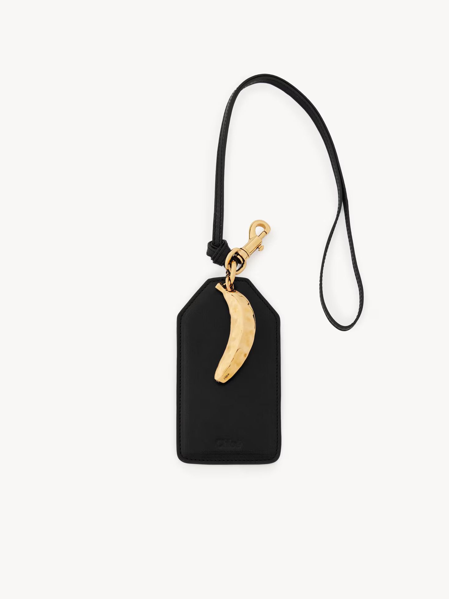 Chloe o1loc1c10226 Size: OS / Banana Tag in Black Size ONE SIZE - 1 Thumbnail