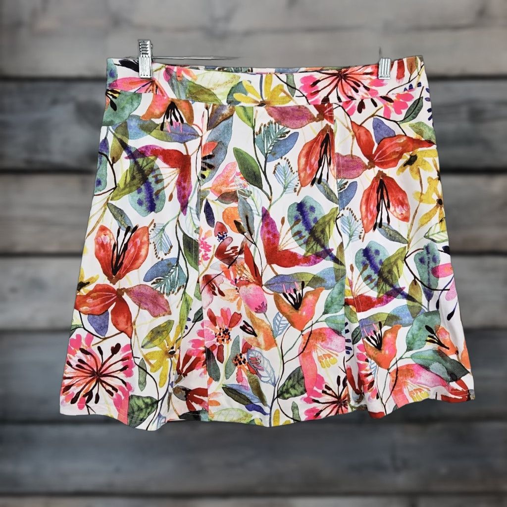 Pinko Rip Skirt Womens Wrap Skirt L Pink Green Floral Short Size L Casual Vintage No Size 36" / US 14 / IT 50 - 1 Thumbnail