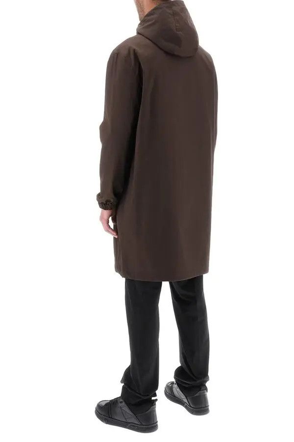 Valentino o1y0525 Logo Overcoat in Dark Brown Size US M / EU 48-50 / 2 - 4 Thumbnail