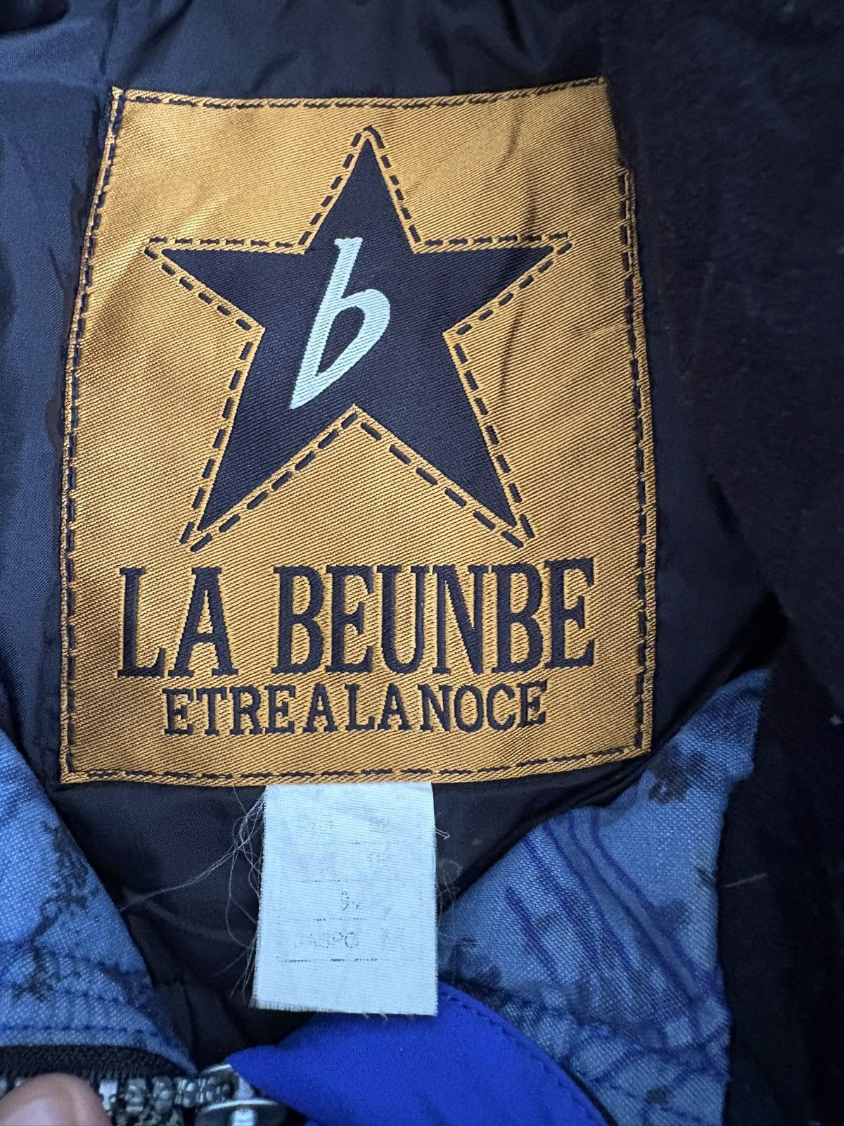 Japanese Brand Vintage La beunbe Graphic Motif Pattern Ski Jacket Size US L / EU 52-54 / 3 - 19 Thumbnail