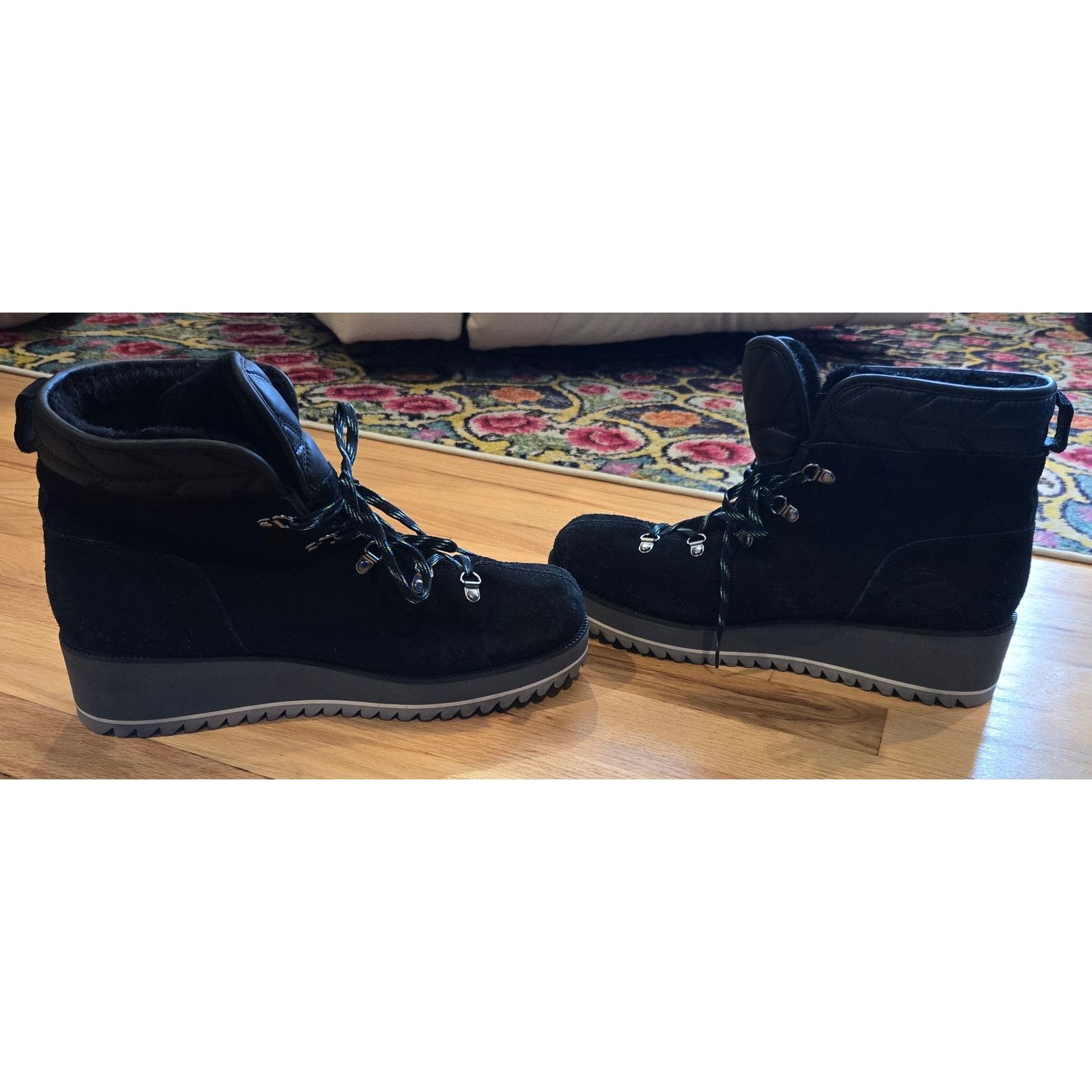 Ugg UGG Birch Lace-Up Black Boot Women's 11 Size US 11 / IT 41 - 5 Thumbnail