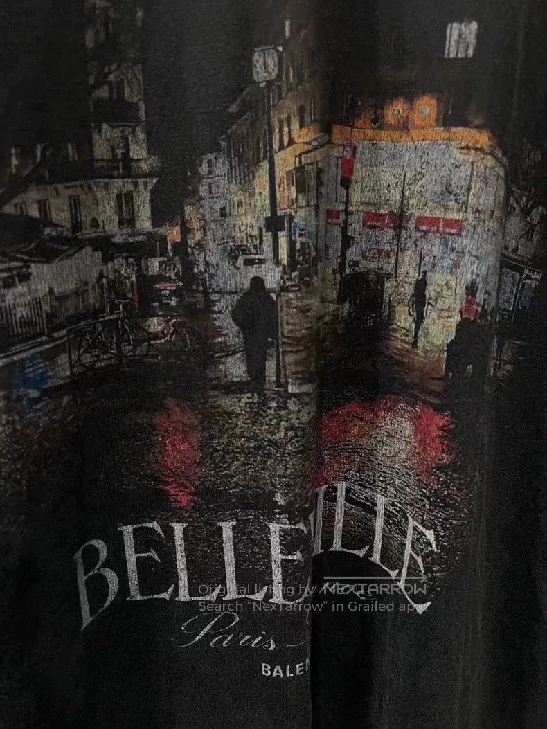 Balenciaga Balenciaga 24FW Washed Distressed Tee. Size US L / EU 52-54 / 3 - 2 Thumbnail
