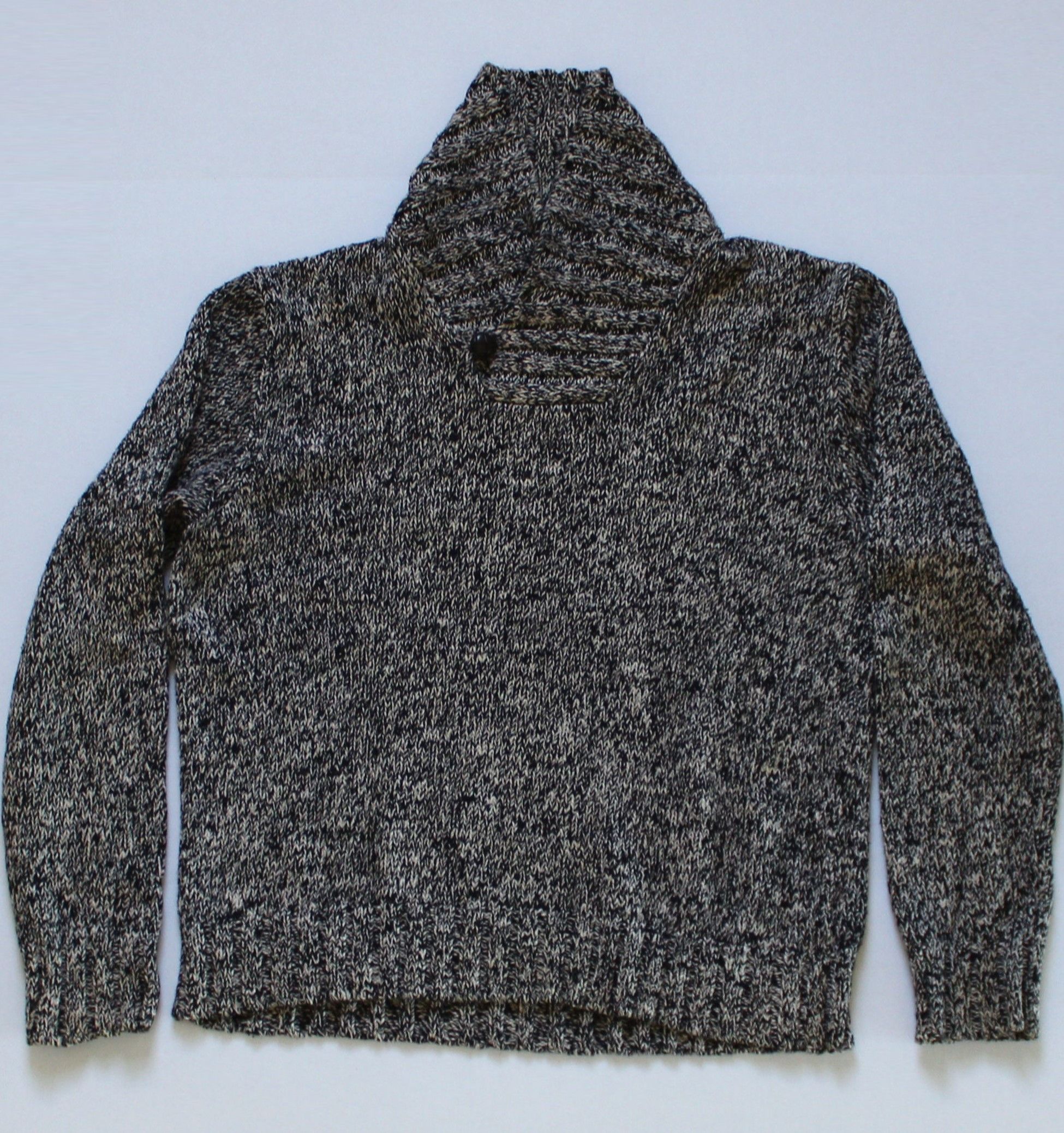 Hounds-tooth Turtleneck Knit Sweater