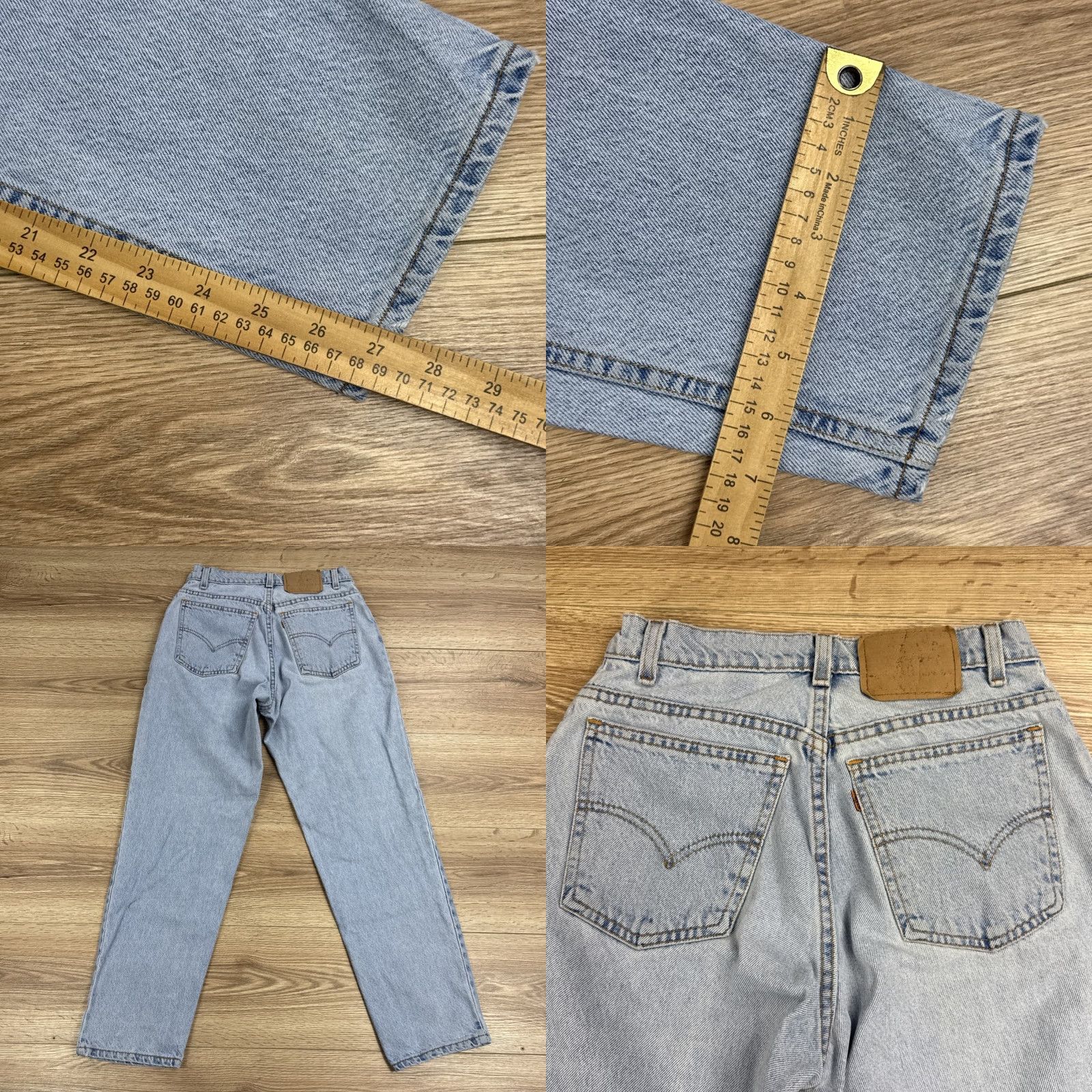 Levi's Levi’s Jeans 950 Women’s Orange Tab Relaxed Fit Tapered Leg 10 Regular Light Wash Blue 27 in Inseam Womens Jeans VyT Size 32" / US 10 / IT 46 - 8 Thumbnail