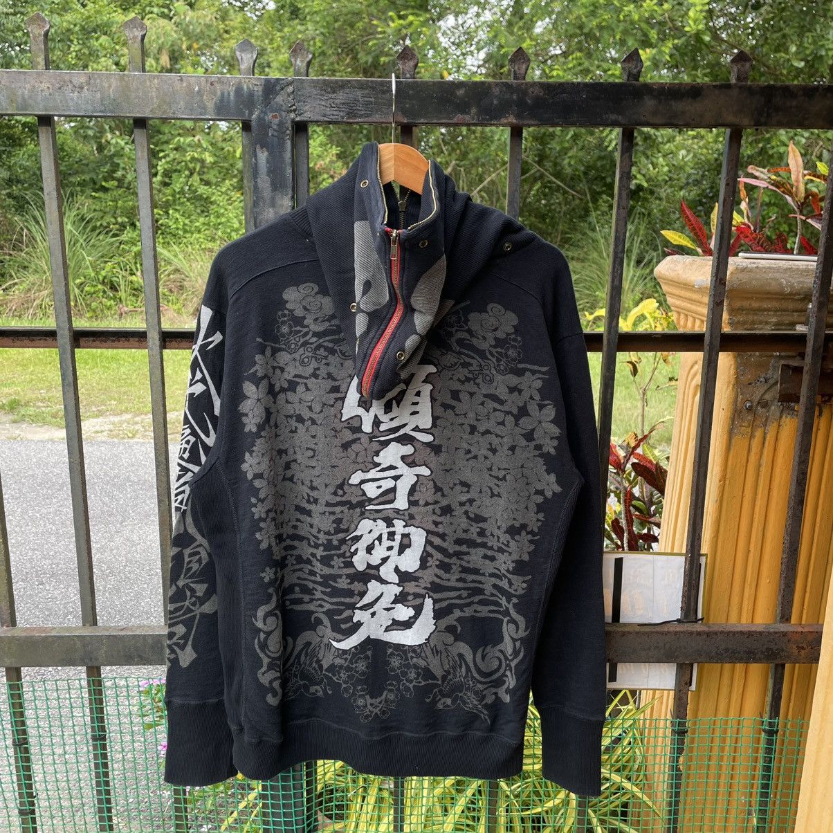 Art Comes First 🔥🇯🇵Motive Tattoo Skulls Sukajan Full Zip Head Sweater Hoodie Size US M / EU 48-50 / 2 - 2 Thumbnail
