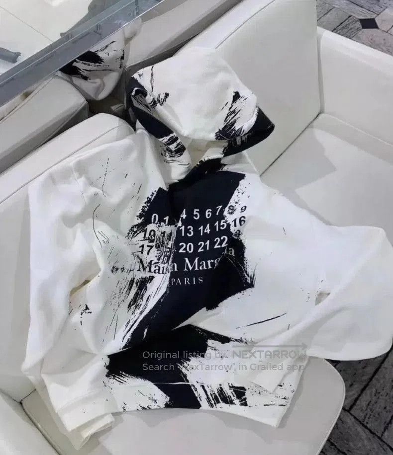 Maison Margiela Maison Margiela Ink Splatter Hoodie . Size US L / EU 52-54 / 3 - 3 Thumbnail
