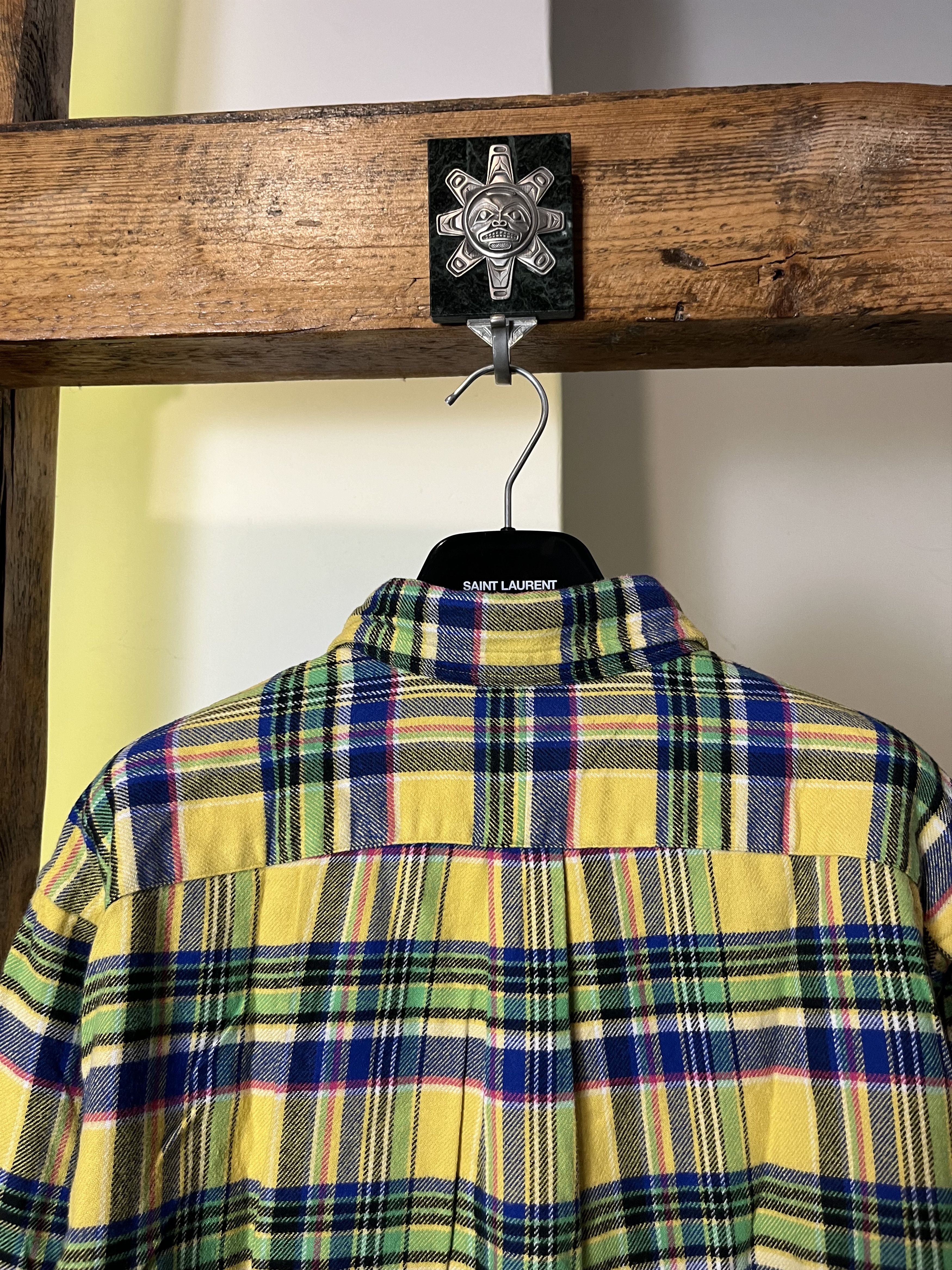 Polo Ralph Lauren × Vintage 90s Polo Ralph Lauren Flannel Checked Shirt Size US XL / EU 56 / 4 - 5 Thumbnail