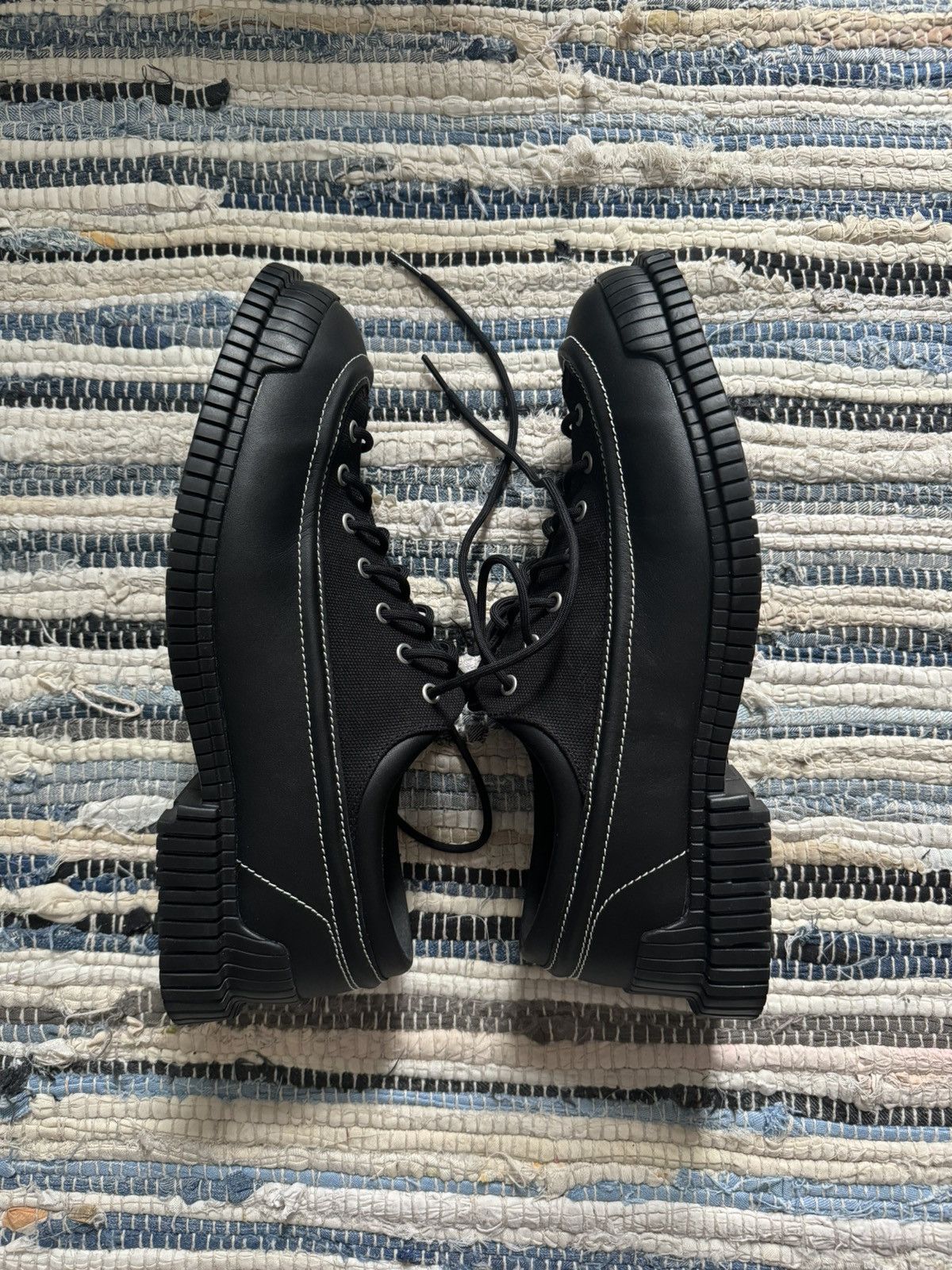 Camper Camper Pix lace up shoes in black Size US 12 / EU 45 - 2 Thumbnail