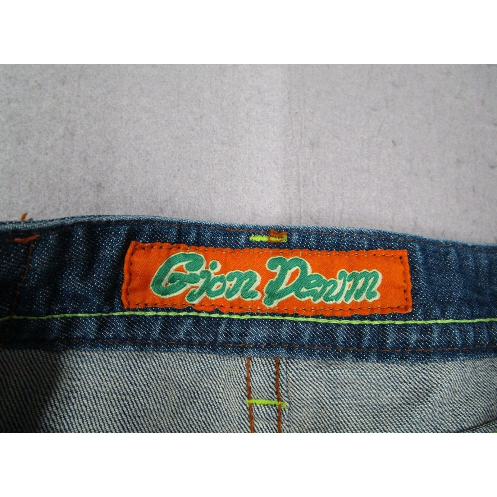 Vintage G Jon Womens 29 Blue Flare Denim Jeans Low Rise Vintage Retro Size 29" - 3 Thumbnail