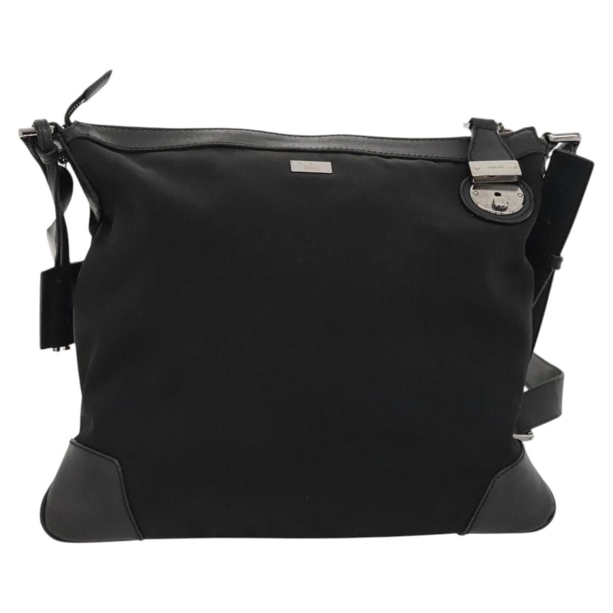 Gucci GUCCI Shoulder Bag Nylon Black Silver Size ONE SIZE - 2 Thumbnail