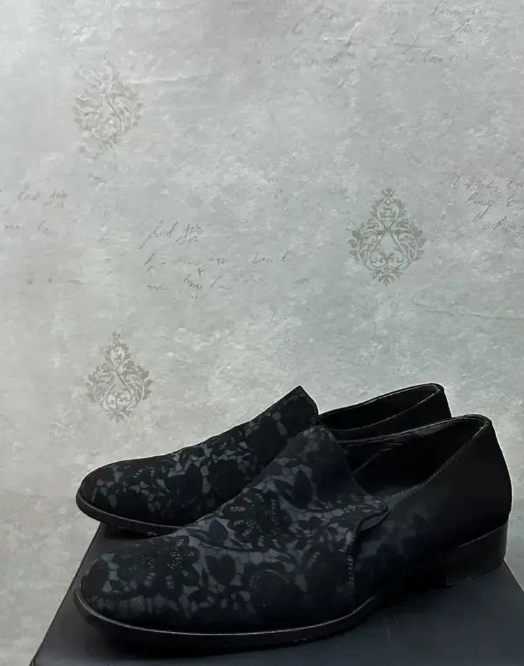 Alexander McQueen Alexander Mcqueen Flower Pattern Loafers Size US 11 / EU 44 - 1 Thumbnail