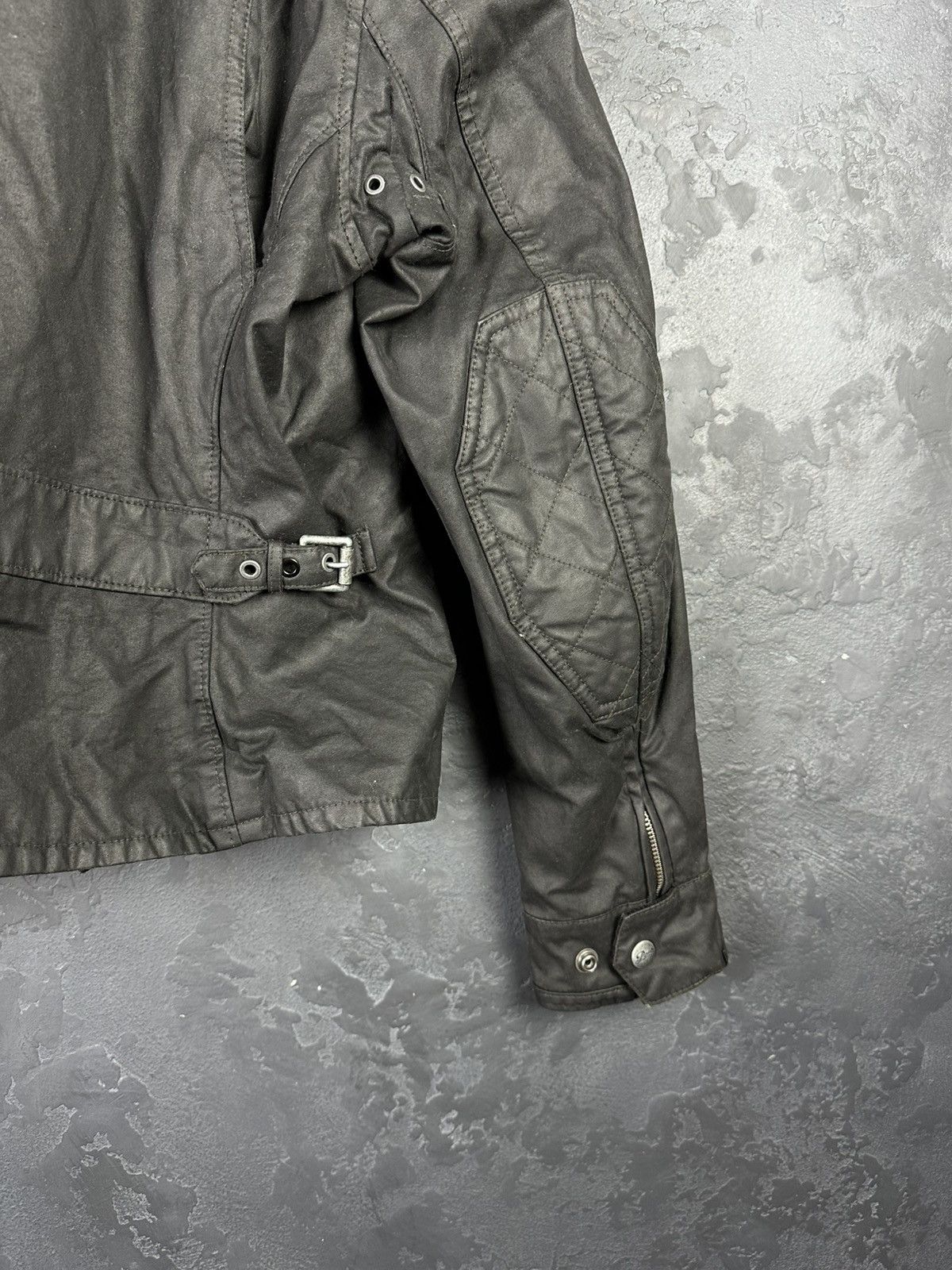 Polo Ralph Lauren × Vintage Polo Ralph Lauren Double Riders Oiled Leather Jacket SizeS-M Size US S / EU 44-46 / 1 - 14 Thumbnail