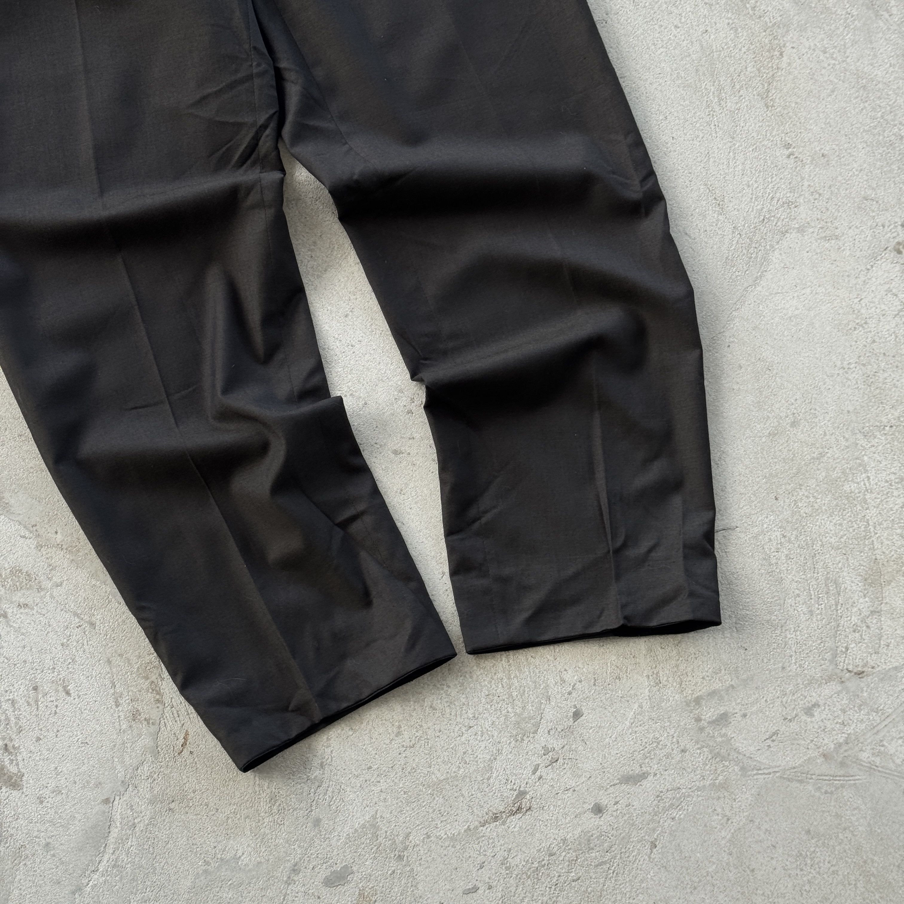 Canali Canali Proposta Pure Wool Black Trousers Pants 56 Size US 34 / EU 50 - 7 Thumbnail