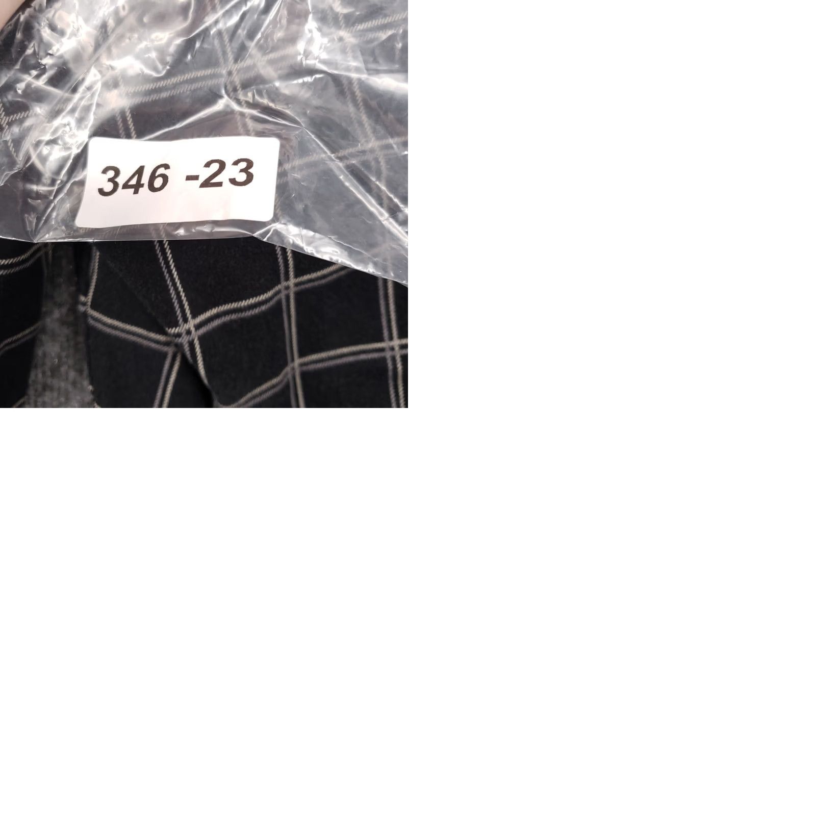 H&M H&M Pants Womens Black Cropped Skinny Check Flat Front Cotton Blend Size 2 Size 26" / US 2 / IT 38 - 9 Thumbnail