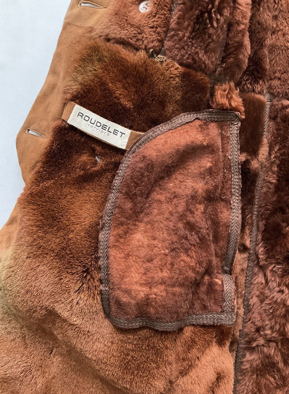 Vintage Vintage brown Lamb leather Size S / US 4 / IT 40 - 6 Thumbnail