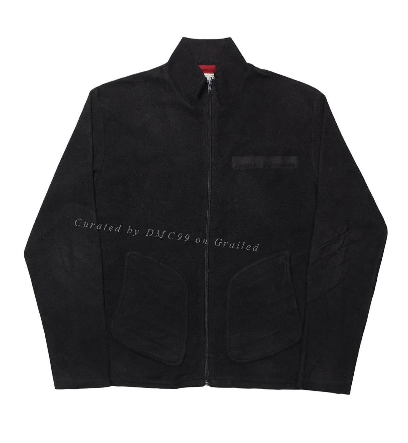 Vintage Vintage 1990s Armani A/X Fleece Zip Jacket Size US M / EU 48-50 / 2 - 1 Thumbnail