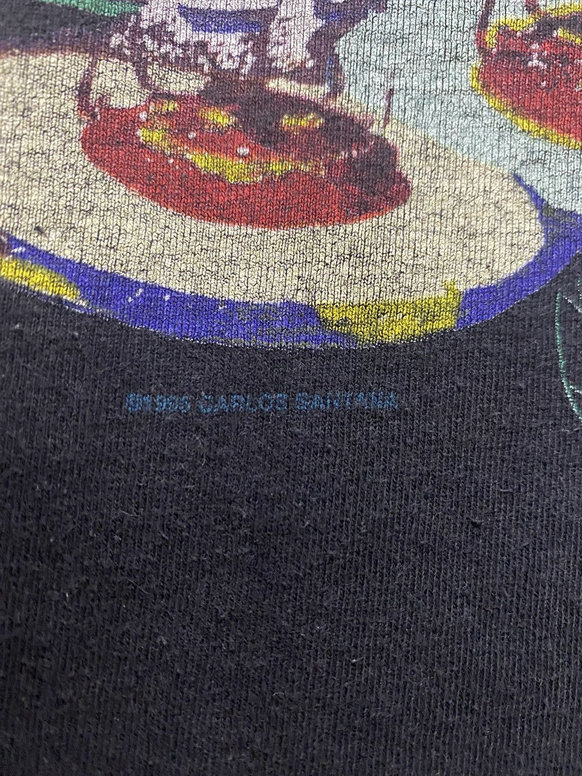 Band Tees × Vintage Vintage 90’s Santana Tour Tee Size US L / EU 52-54 / 3 - 3 Thumbnail