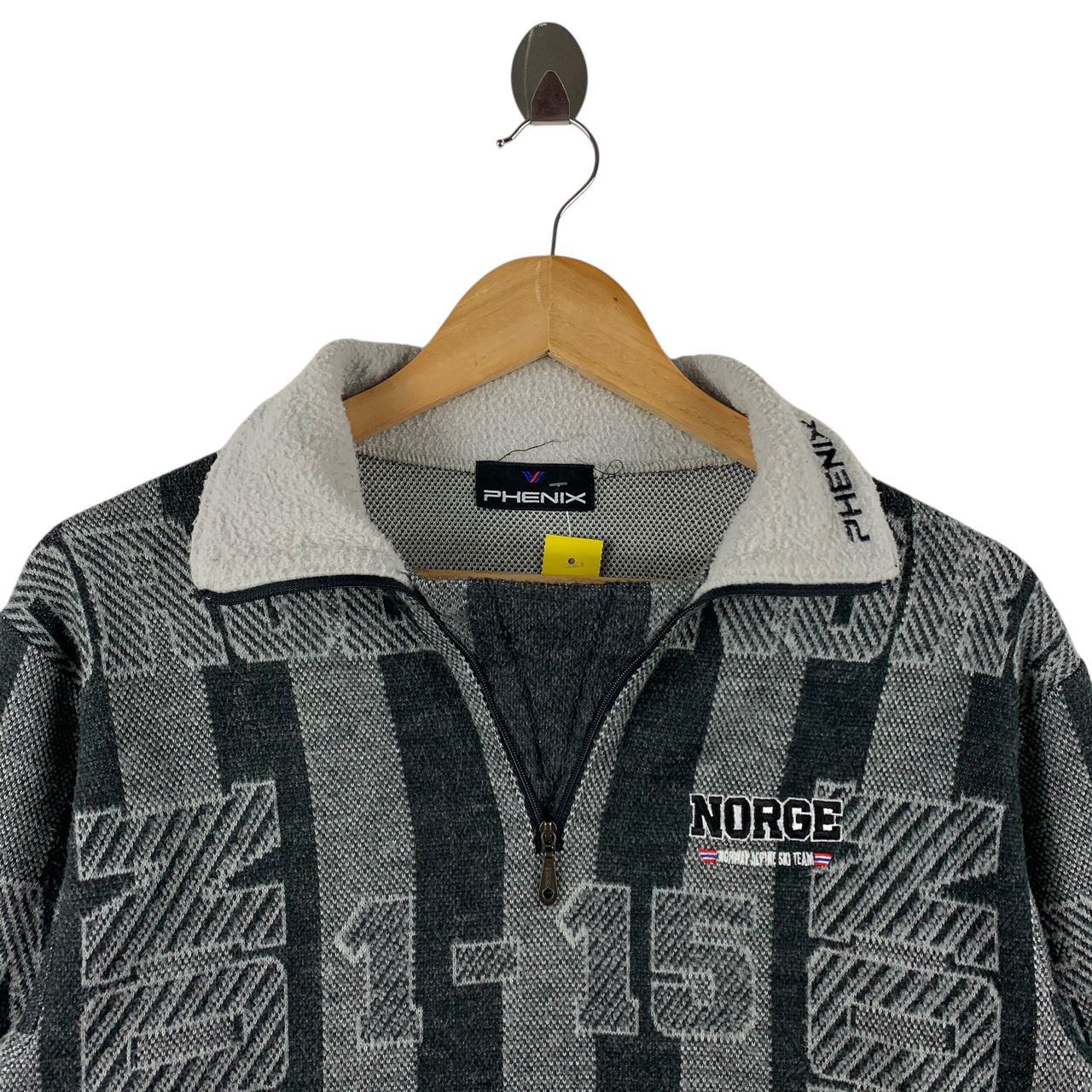 Phenix Vintage PHENIX Norge half zipper full print sweatshirt Size US M / EU 48-50 / 2 - 2 Thumbnail