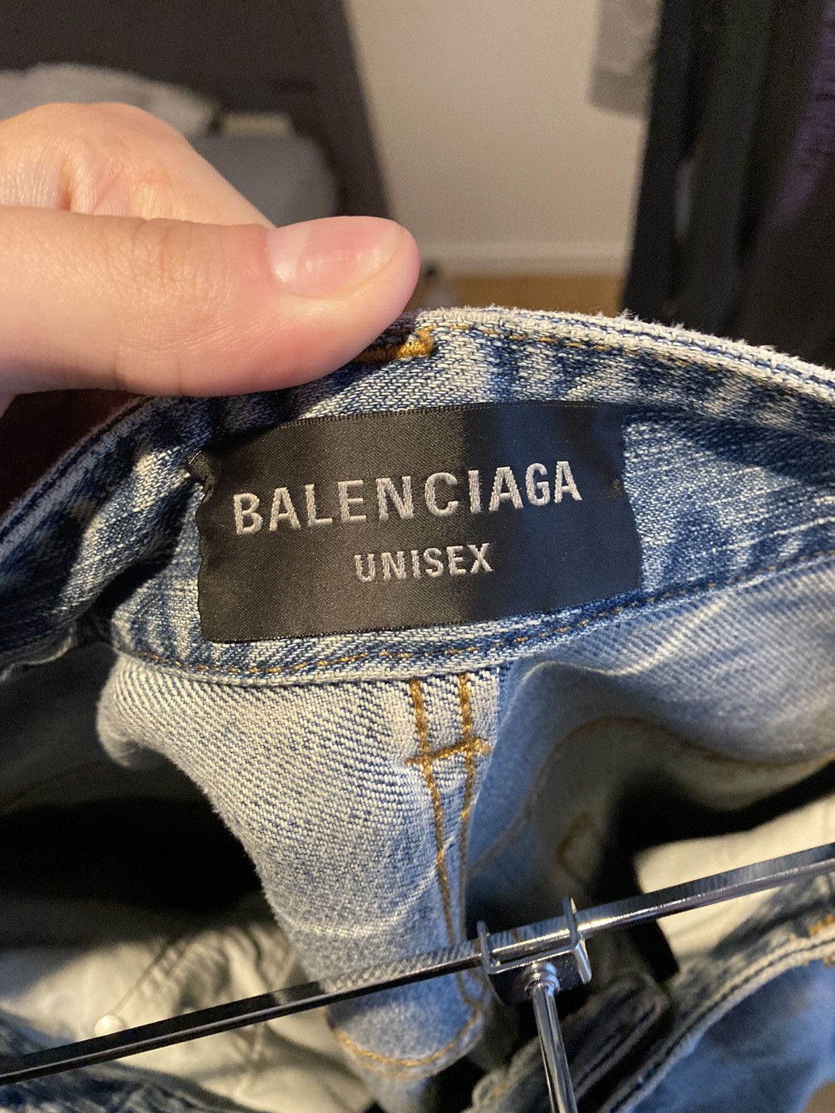 Balenciaga Balenciaga Pull Up Ring Denim Jeans Size US 32 / EU 48 - 4 Thumbnail