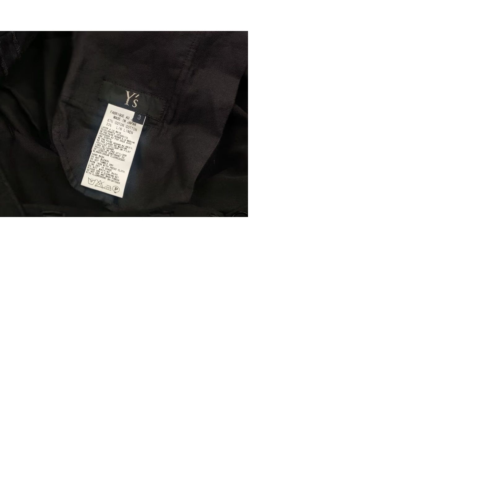Yohji Yamamoto VINTAGE Yohji Yamamoto Baggy pants Shirt Mens 34 Black Cotton Linen Japan 90s Style Baggy Pant Size US 34 / EU 50 - 10 Thumbnail