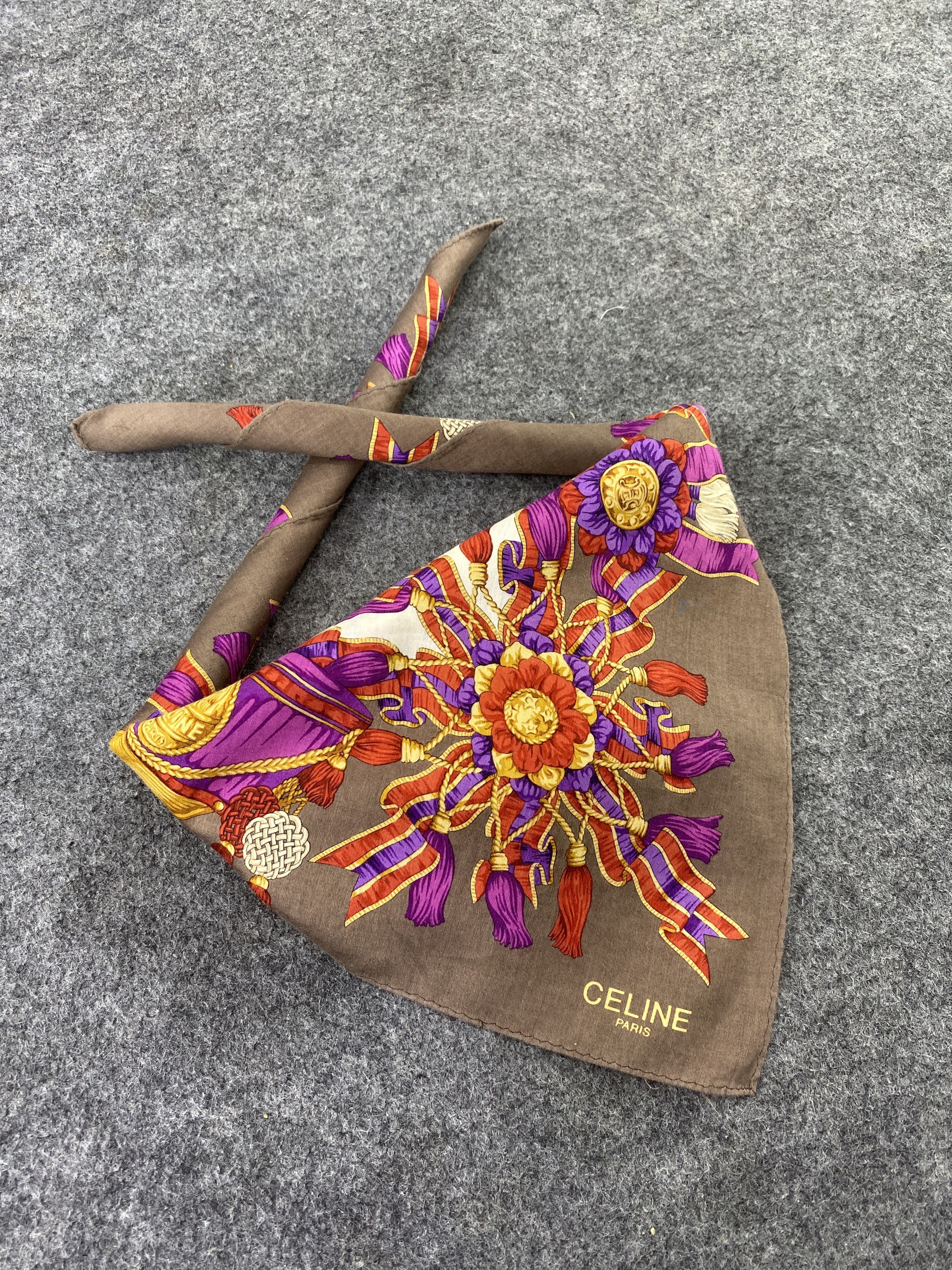 Celine Celine handkerchief bandana neckerchief-B113 Size ONE SIZE - 1 Thumbnail