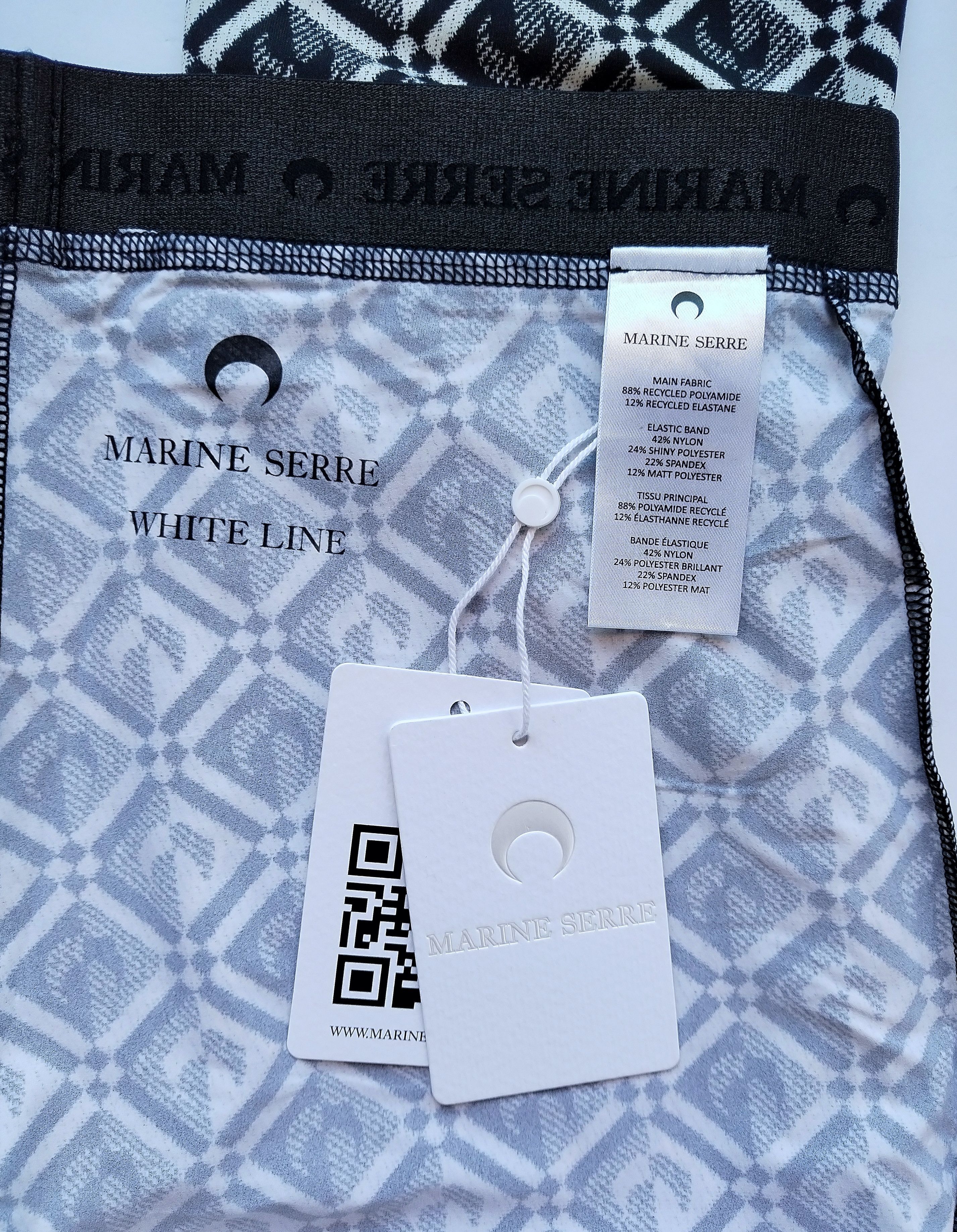 Marine Serre Crescent moon diamond jacquard print leggings Size 28" / US 6 / IT 42 - 8 Thumbnail