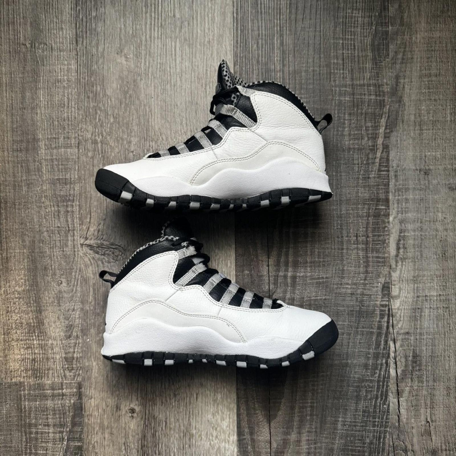 Nike NIKE • JORDAN 10 Retro GS "2013 Steel" (4M) Size US 5 / EU 37 - 3 Thumbnail