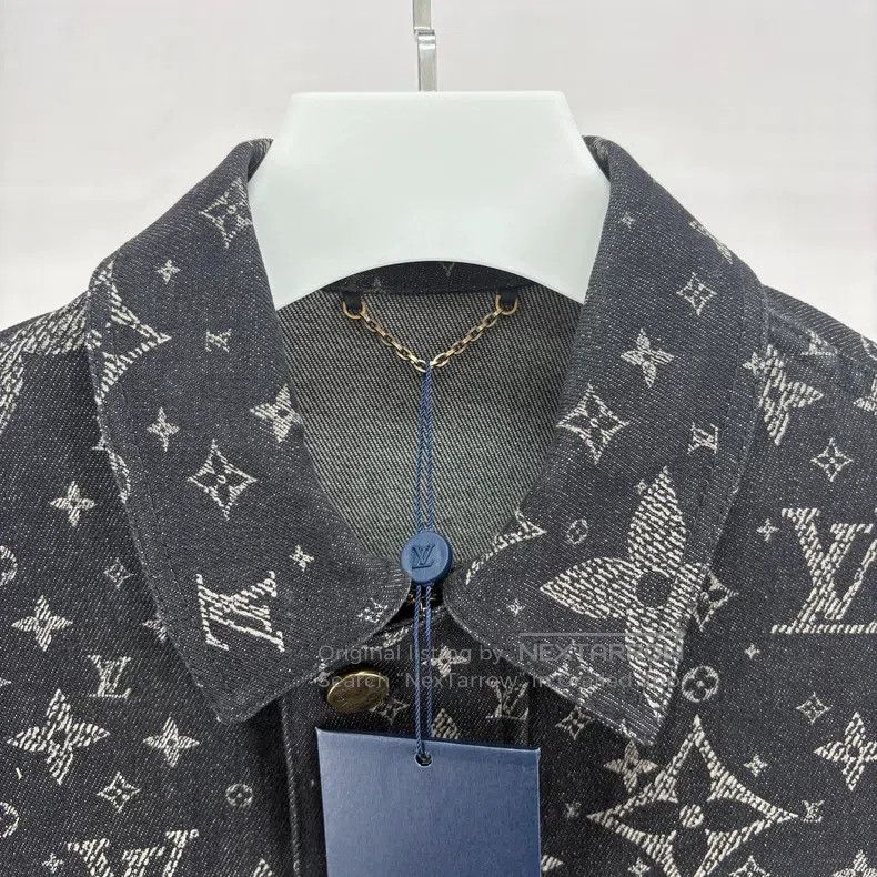 Louis Vuitton Louis Vuitton SS24 Gypsophila logo Denim Jacket Size US S / EU 44-46 / 1 - 3 Thumbnail