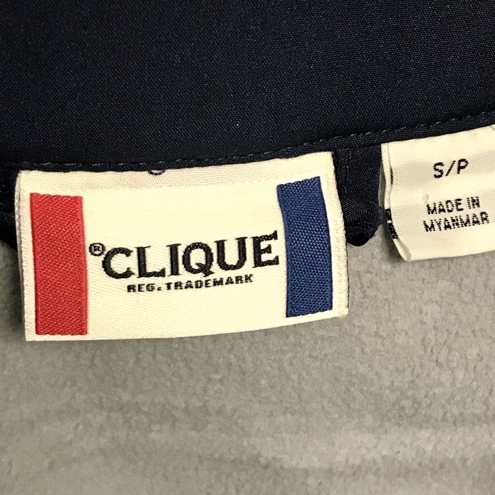 Vintage Clique Softshell Zip Jacket Unisex Dark Navy Blue S Size S / US 4 / IT 40 - 2 Thumbnail