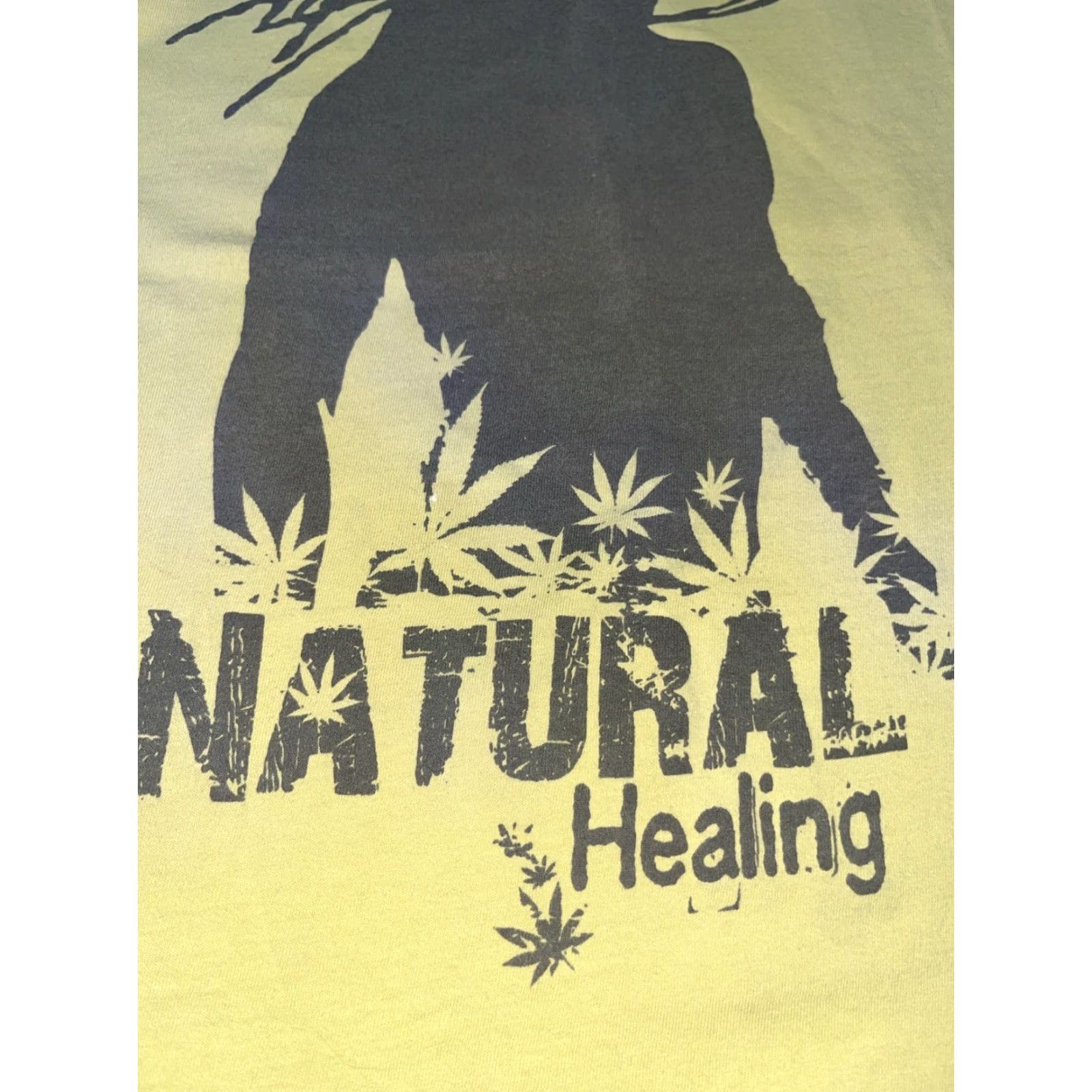 Vintage VINTAGE Yard Beat T-Shirt Jamaica Rasta Reggae Natural Healing Yellow Cotton Short Sleeve Unisex SMALL Men Women Clothing Size US S / EU 44-46 / 1 - 3 Thumbnail