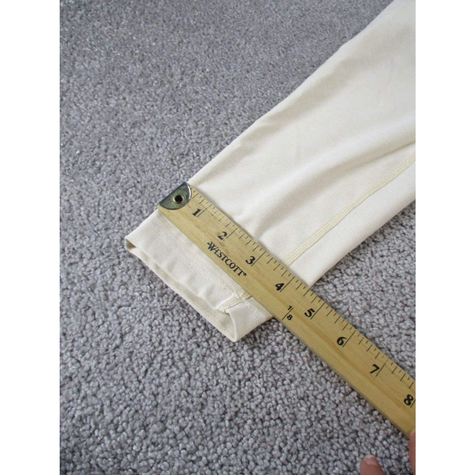Outdoor Voices Outdoor Voices Compression Leggings Womens Medium Beige Colorblock Activewear Gym Size 32" / US 10 / IT 46 - 4 Thumbnail