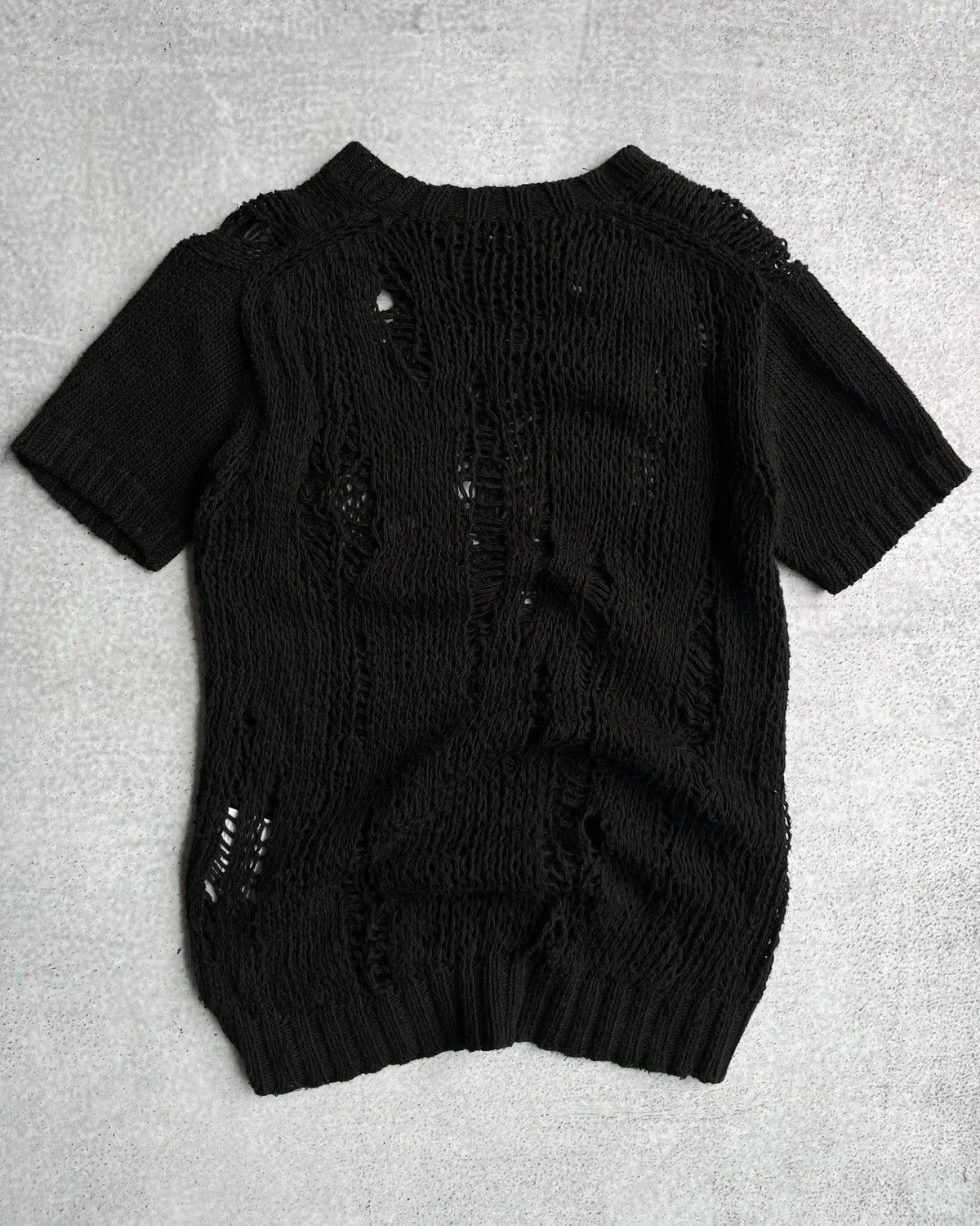 Comme des Garcons × Junya Watanabe Junya Watanabe SS01 Loose Gauge Knitted Tee Size US S / EU 44-46 / 1 - 2 Thumbnail