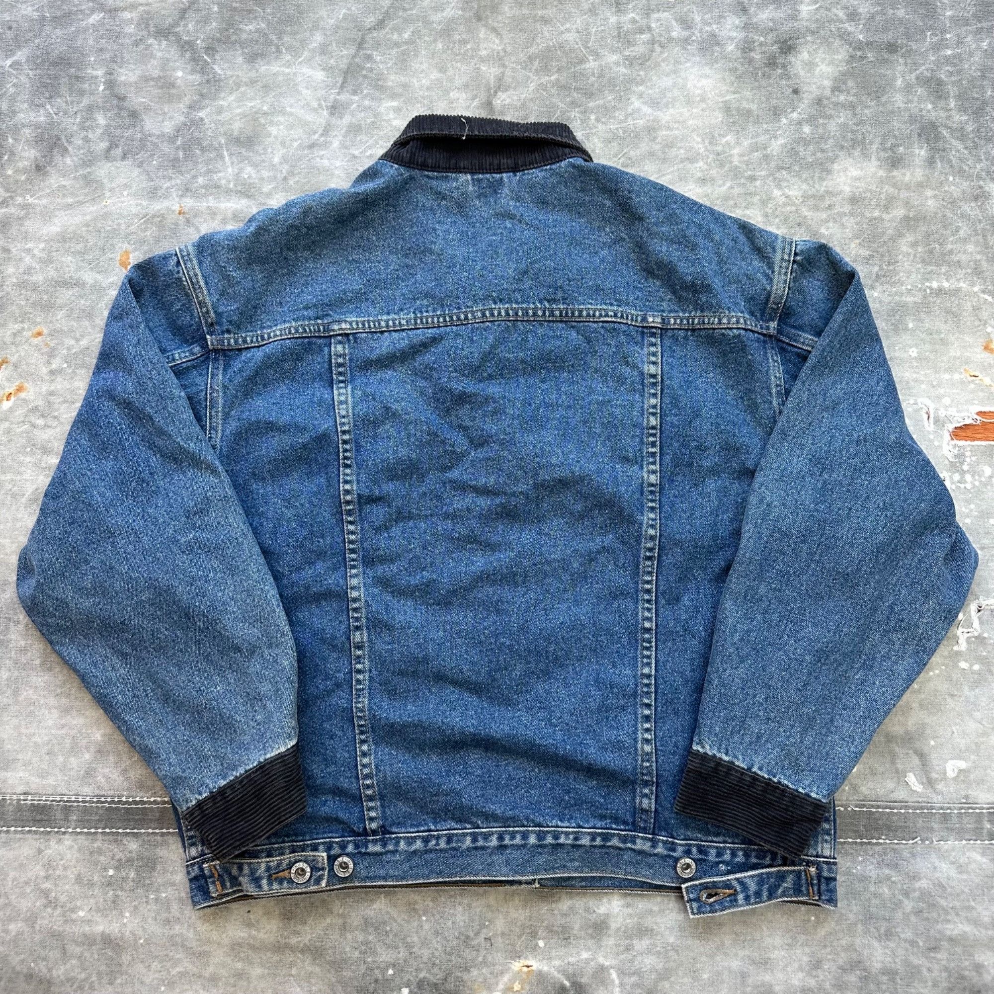 Vintage Vintage 90s Invisible Denim Corduroy Jacket Size US L / EU 52-54 / 3 - 3 Thumbnail