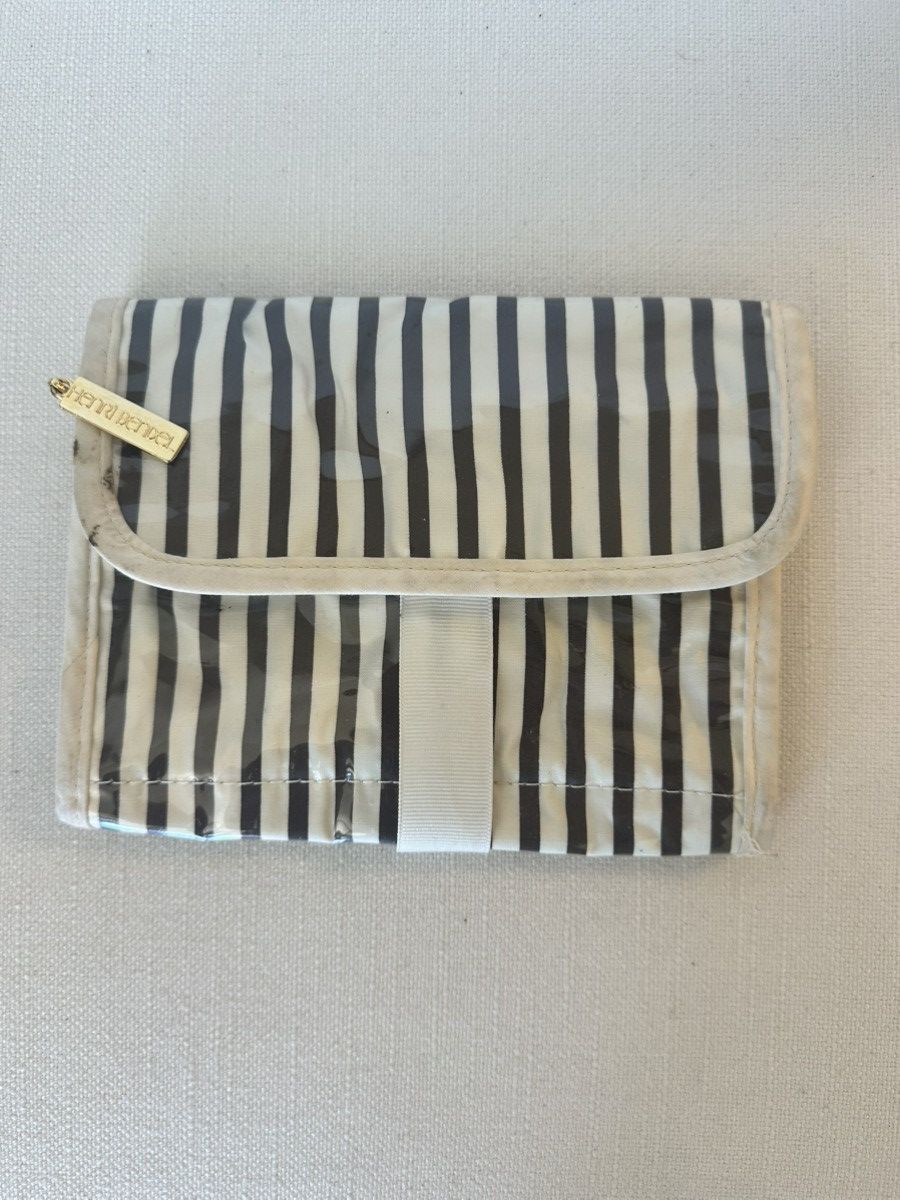Henri Bendel HENRI BENDEL SIGNATURE STRIPE TOILETRY COSMETIC CASE Size ONE SIZE - 1 Thumbnail