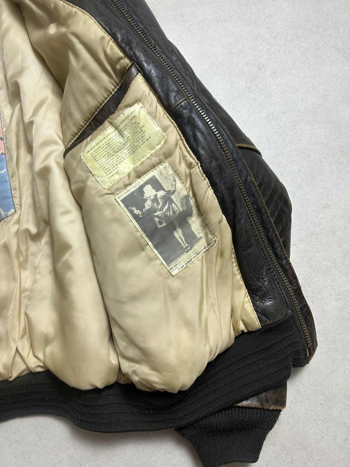 Other Rare Vintage 1991 Avirex A-2 Flight Jacket Size US L / EU 52-54 / 3 - 8 Thumbnail