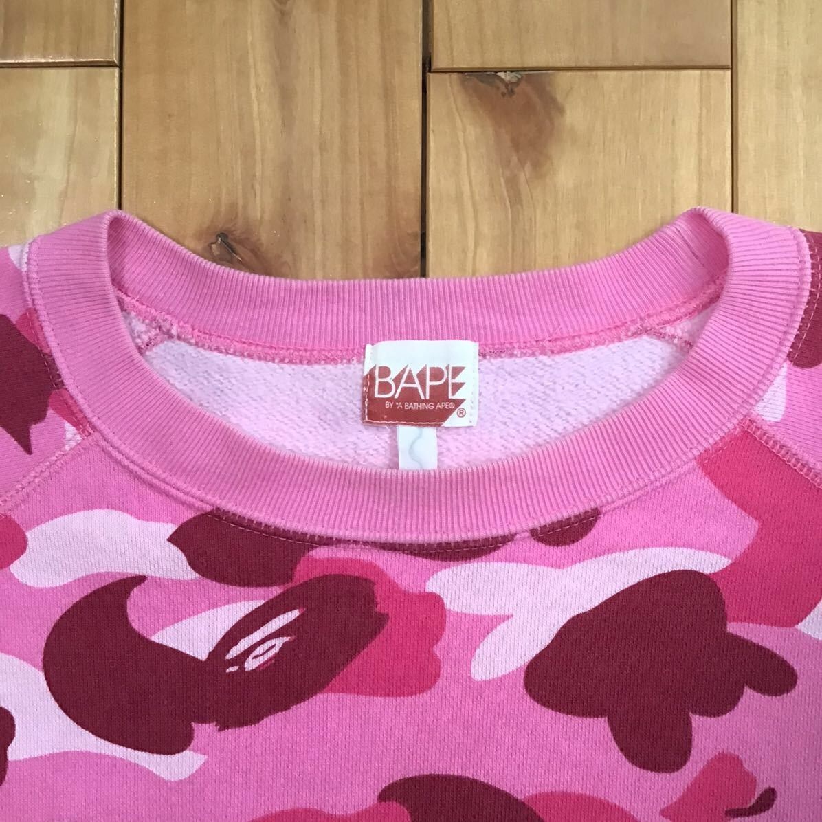 Bape × Nigo × Swarovski BAPE Pink Swarovski logo sweat shirt Pink camo a bathing ape Size US M / EU 48-50 / 2 - 7 Thumbnail