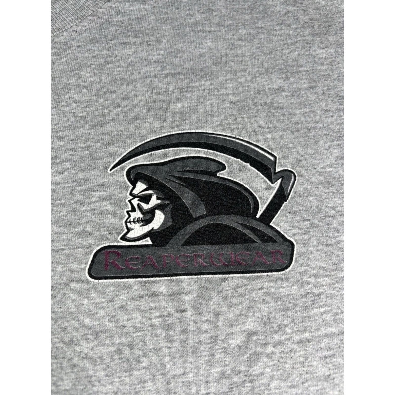 Vintage VTG Reaperwear "I Refuse To Tip Toe Through Life" Men's T-Shirt L Gray Size US L / EU 52-54 / 3 - 6 Thumbnail