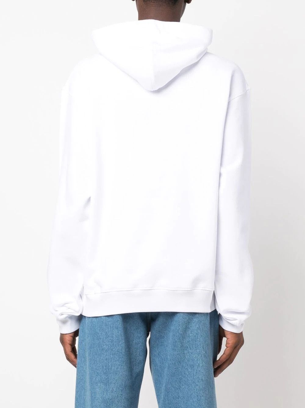 Moschino o1y0225 Logo Hoodie in White Size US S / EU 44-46 / 1 - 4 Thumbnail