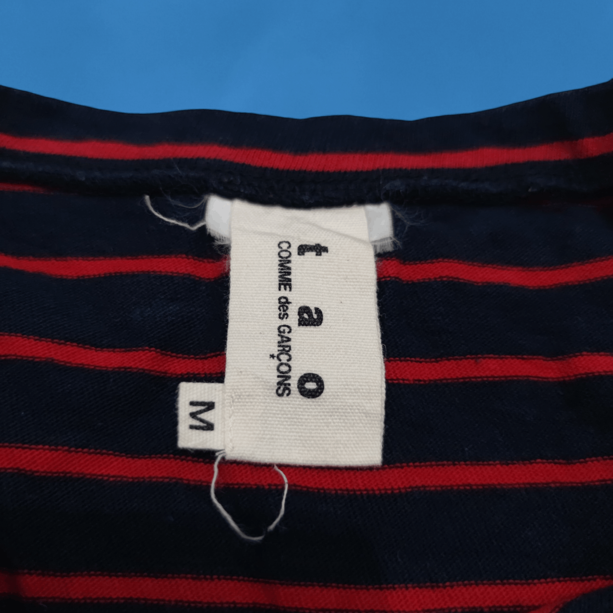 Comme des Garcons × Japanese Brand Tao Kurihara x Comme Des Garcons Stripe Long Sleeve T Shirt Size M / US 6-8 / IT 42-44 - 4 Thumbnail