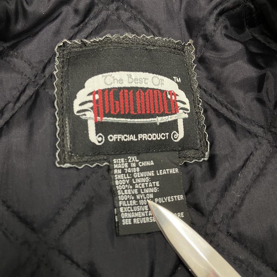Vintage Vintage Highlander Macleod Leather Jacket Size US XXL / EU 58 / 5 - 3 Thumbnail